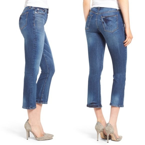 Hudson Brix High Rise Crop Flare In Lonestar 30 - Picture 9 of 9